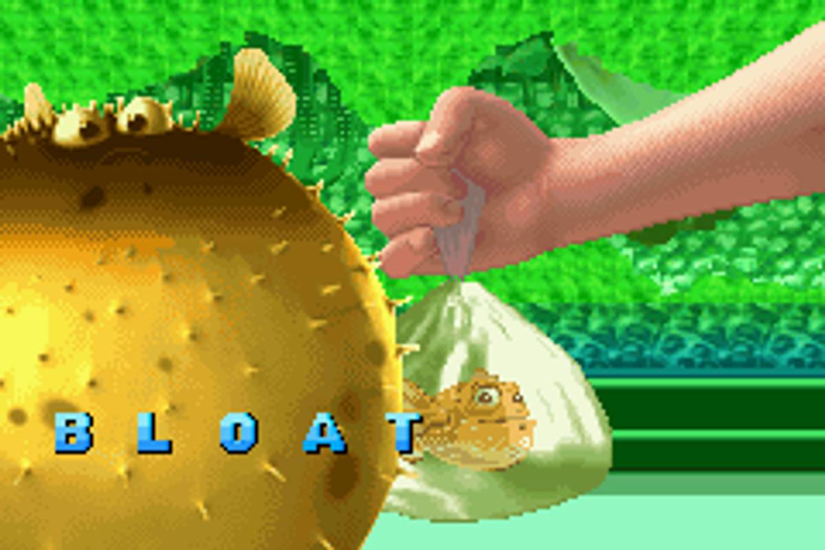 Disney•Pixar Finding Nemo: The Continuing Adventures ROM - GBA screenshot 1