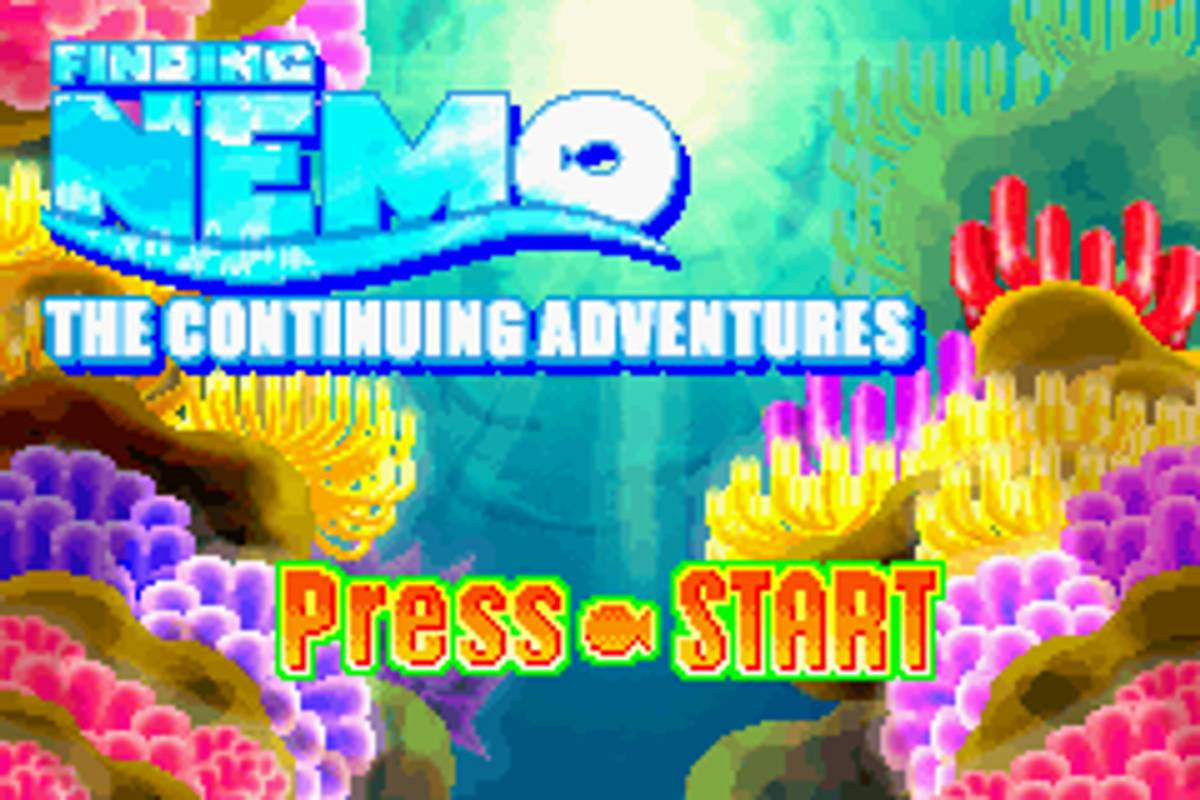 Disney•Pixar Finding Nemo: The Continuing Adventures ROM - GBA screenshot 2