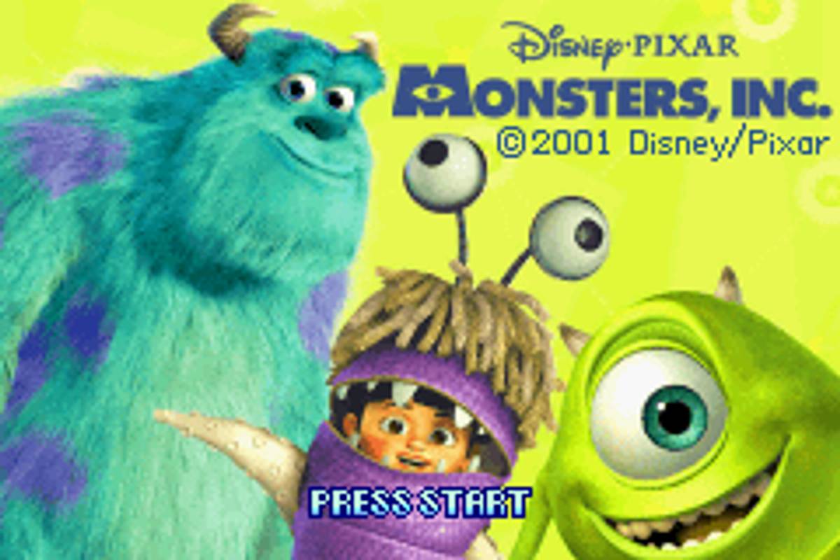 Disney•Pixar Monsters, Inc. ROM - GBA screenshot 1