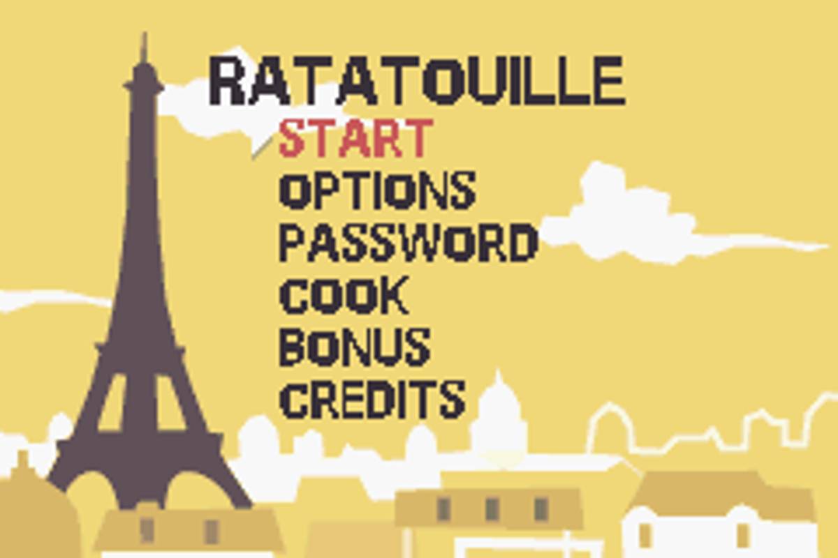Disney•Pixar Ratatouille ROM - GBA screenshot 2