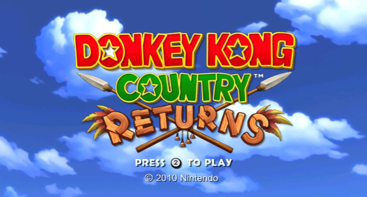 Donkey Kong Country Returns ISO - Wii screenshot 1