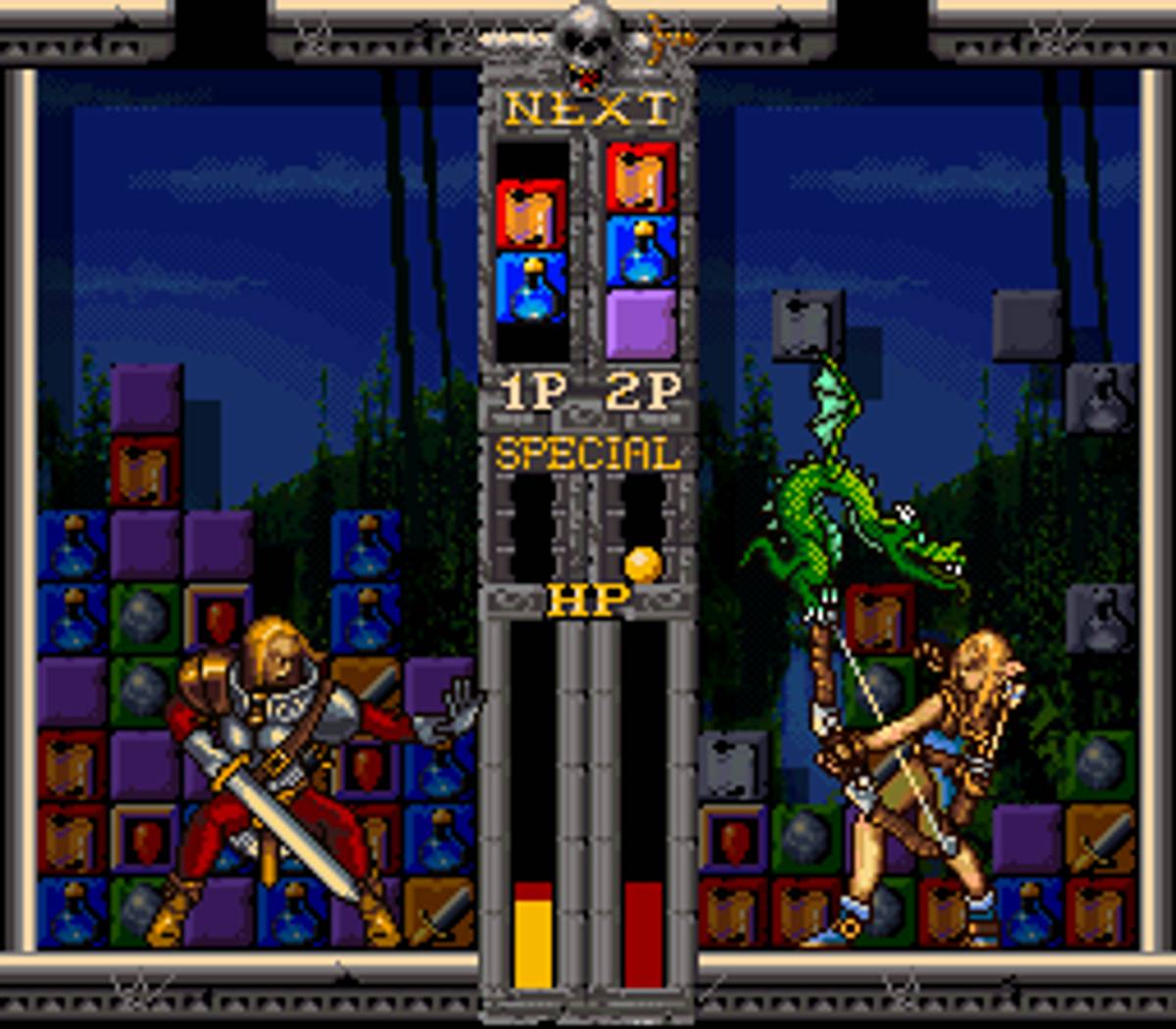 Dossun! Ganseki Battle ROM - SNES screenshot 10