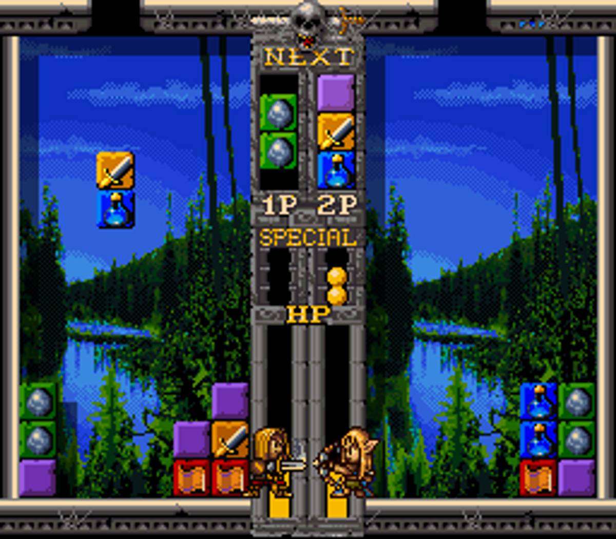 Dossun! Ganseki Battle ROM - SNES screenshot 5