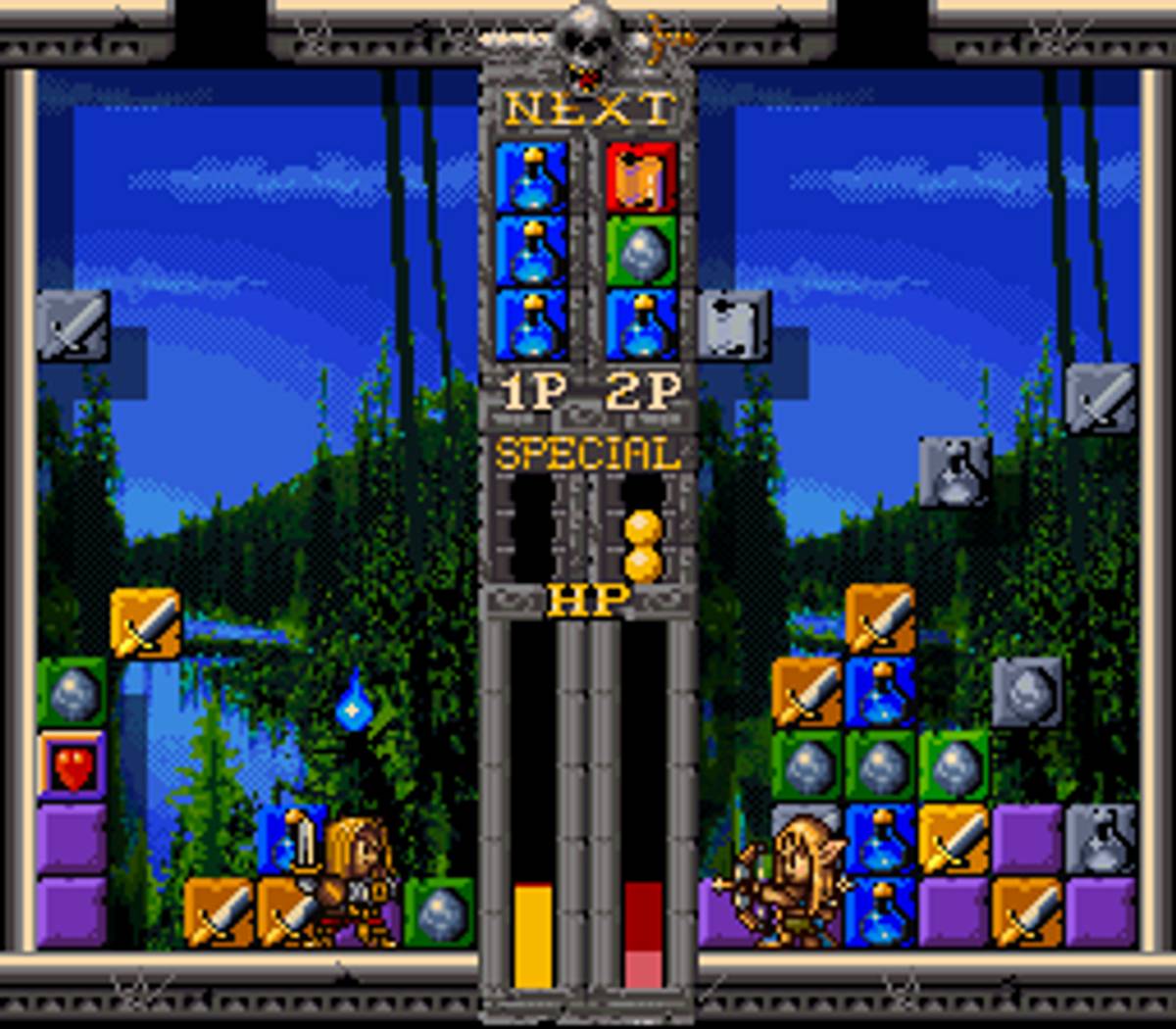 Dossun! Ganseki Battle ROM - SNES screenshot 6