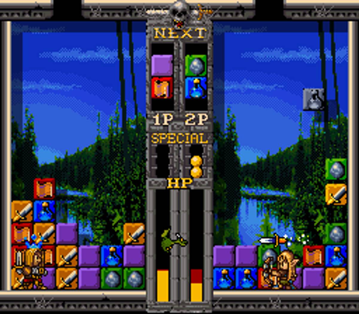Dossun! Ganseki Battle ROM - SNES screenshot 8