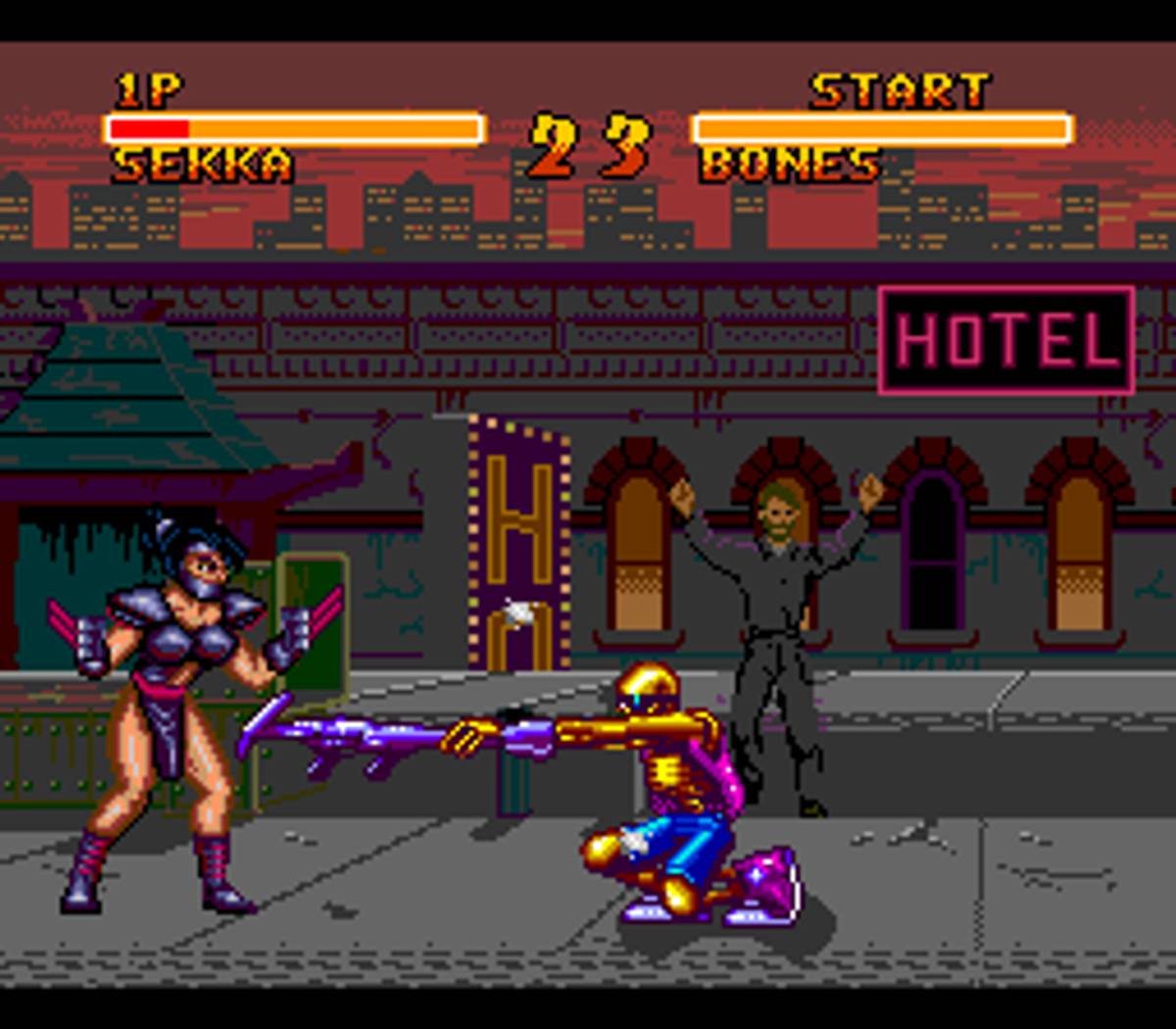 Double Dragon V: The Shadow Falls ROM - SNES screenshot 10