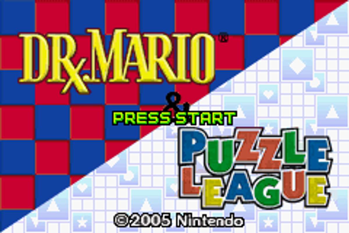Dr. Mario & Puzzle League ROM - GBA screenshot 1