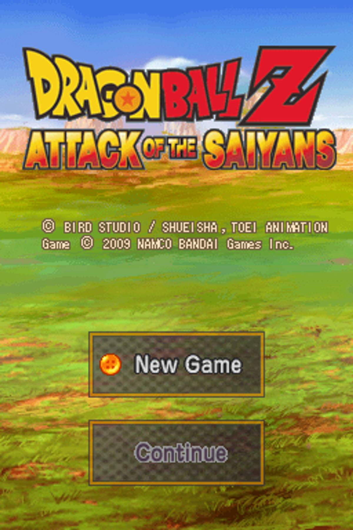 Dragon Ball Z: Attack of the Saiyans ROM - NDS screenshot 1
