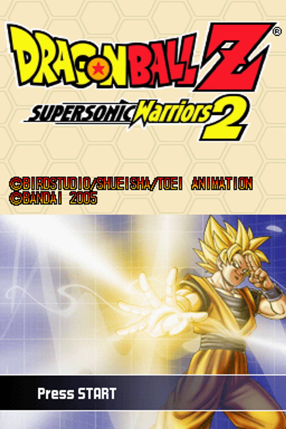 Dragon Ball Z: Supersonic Warriors 2 ROM - NDS screenshot 1