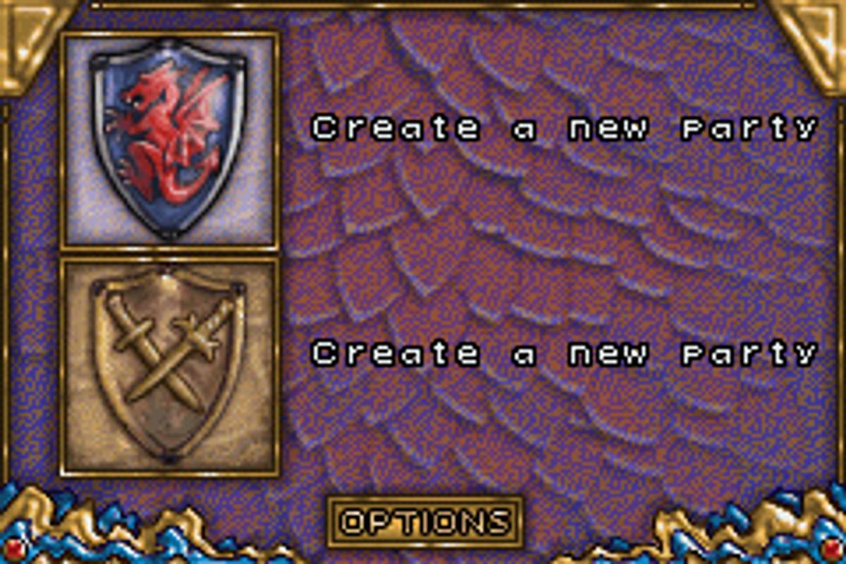 Dungeons & Dragons: Eye of the Beholder ROM - GBA screenshot 2