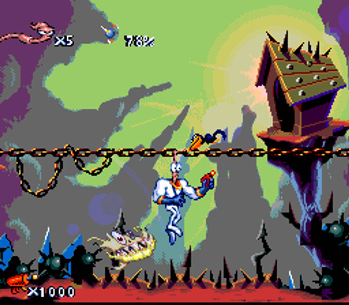 Earthworm Jim ROM - SNES screenshot 5
