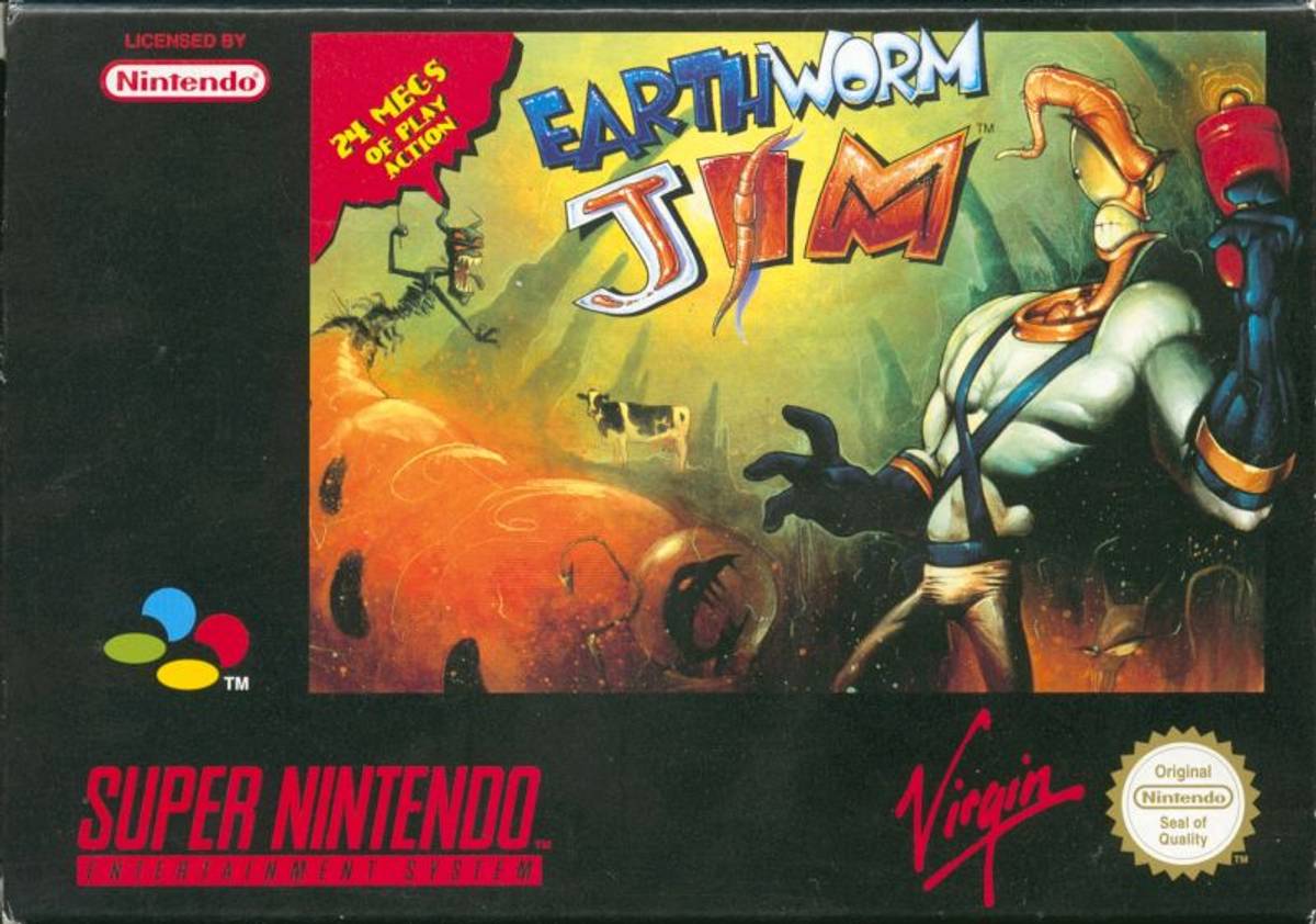 Download Torrent Earthworm Jim ROM – SNES