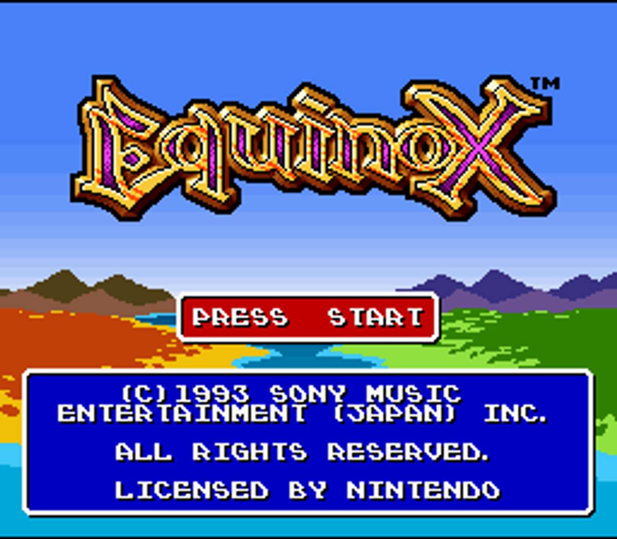 Equinox ROM - SNES screenshot 1