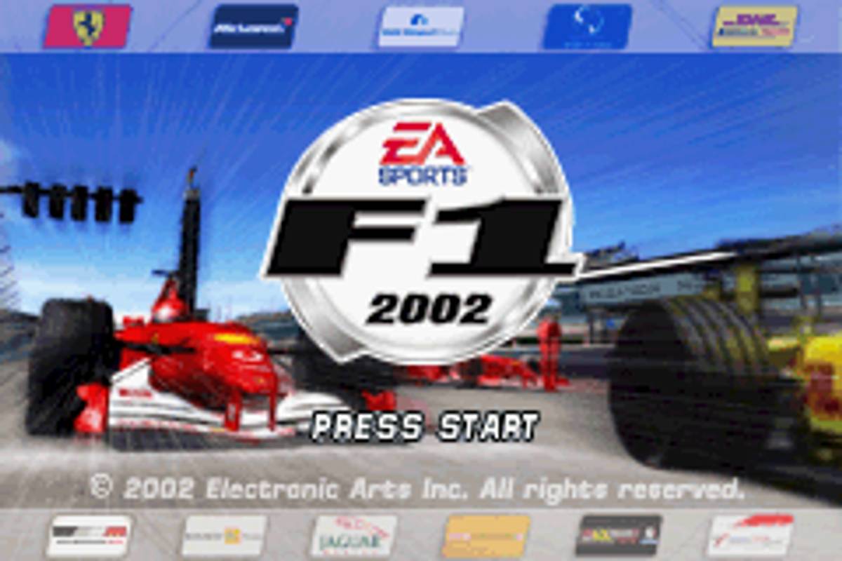 F1 2002 ROM - GBA screenshot 1