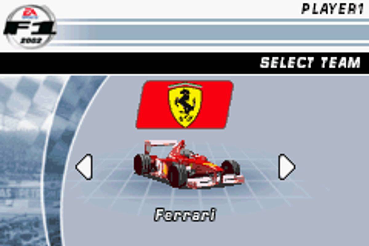F1 2002 ROM - GBA screenshot 3