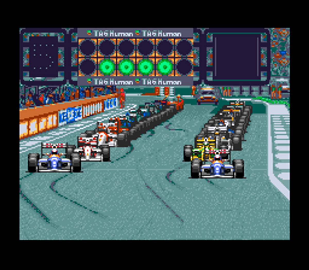 F1 Pole Position 2 ROM - SNES screenshot 1