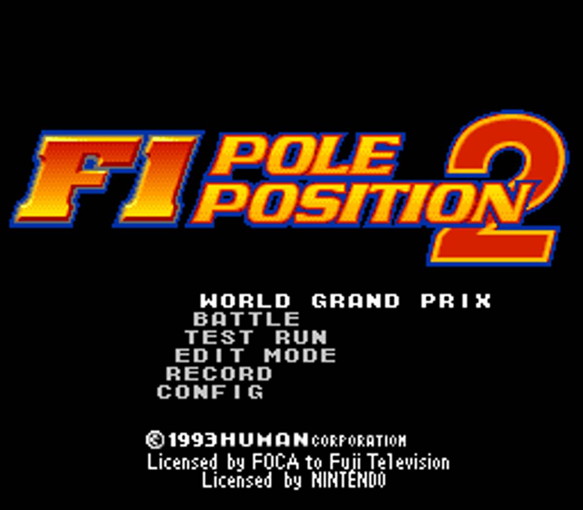 F1 Pole Position 2 ROM - SNES screenshot 2
