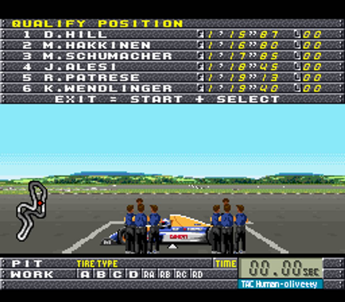 F1 Pole Position 2 ROM - SNES screenshot 9
