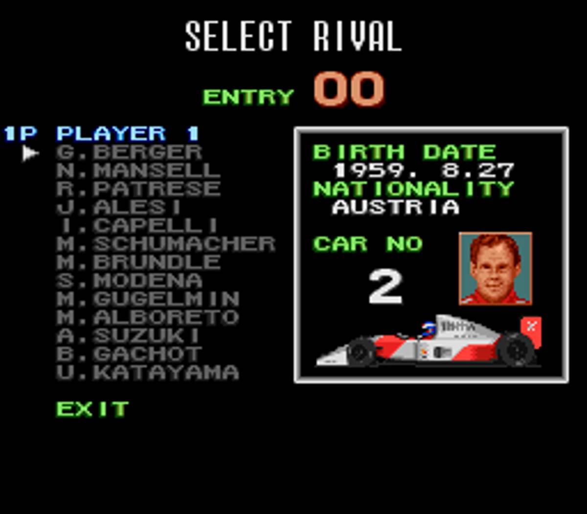 F1 Pole Position ROM - SNES screenshot 7