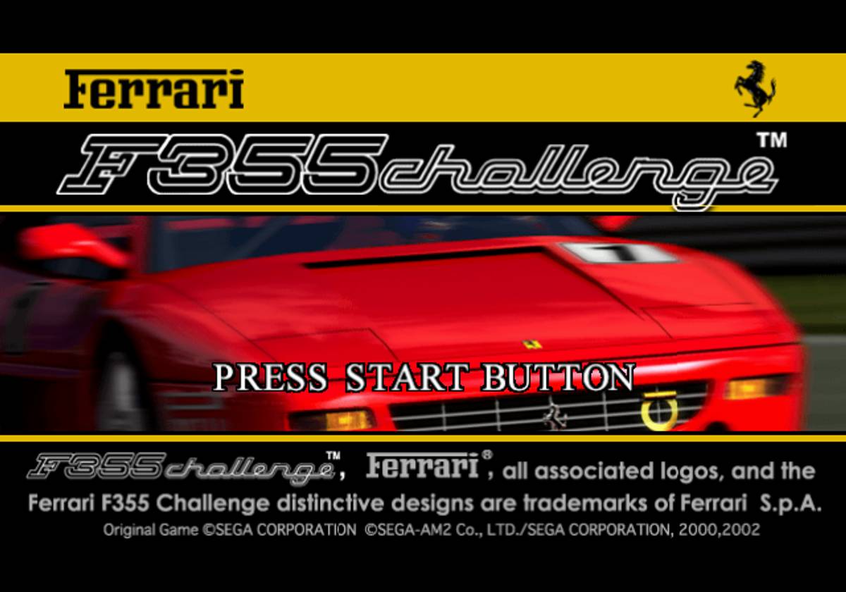 F355 Challenge: Passione Rossa ISO - PS2 screenshot 1
