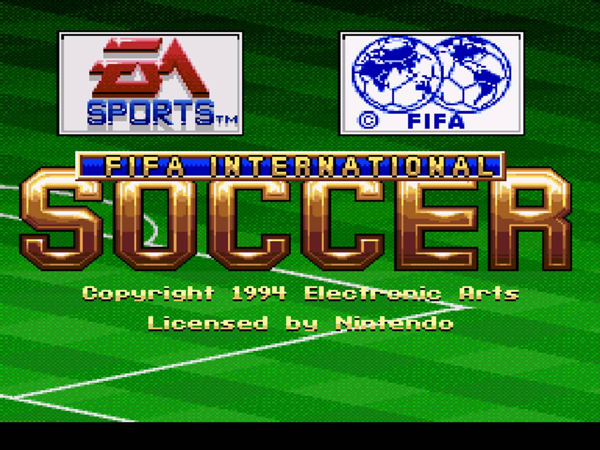 FIFA International Soccer ROM - SNES screenshot 1