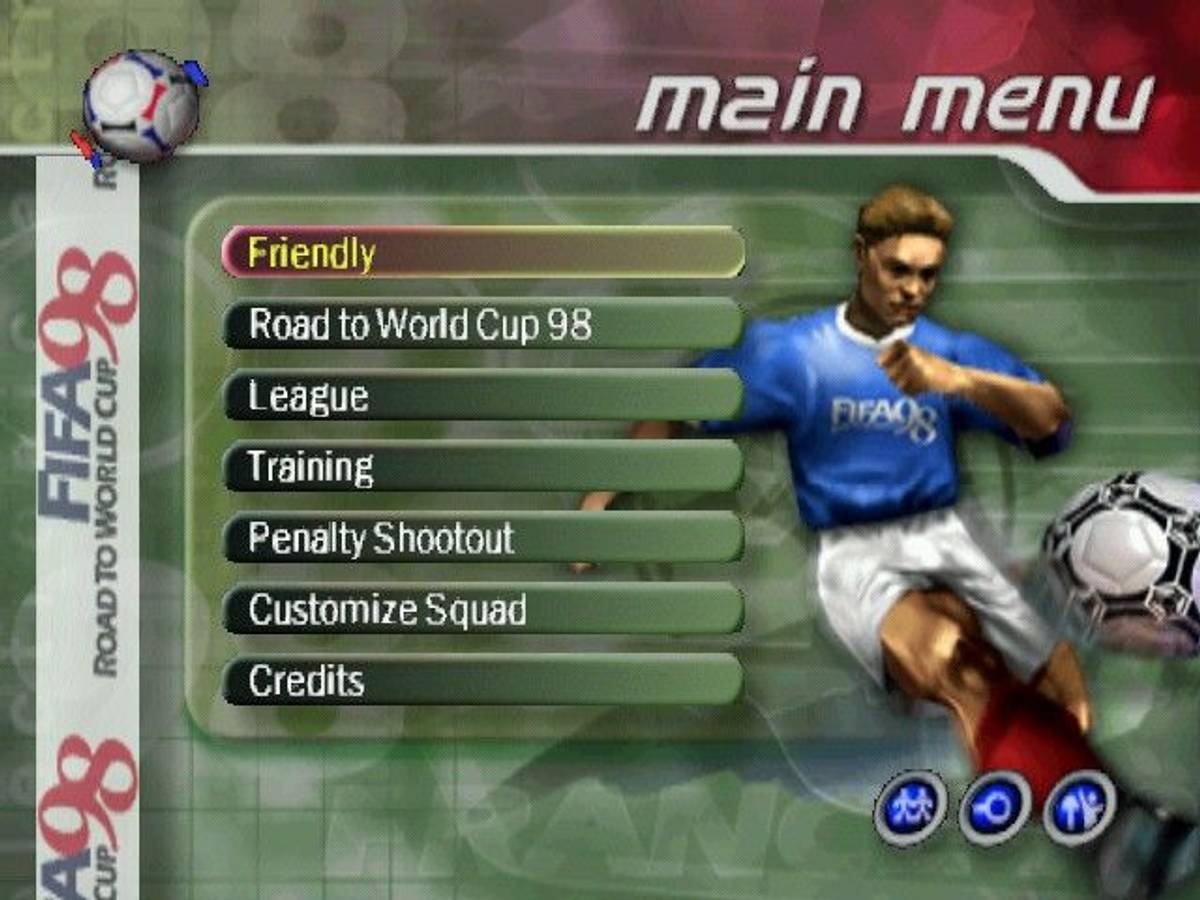 FIFA: Road to World Cup 98 ISO - PS1 screenshot 1