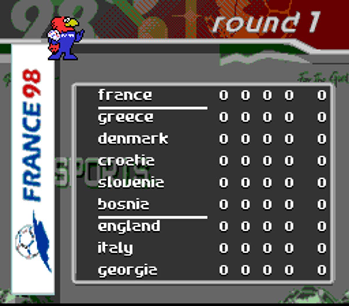 FIFA: Road to World Cup 98 ROM - SNES screenshot 10