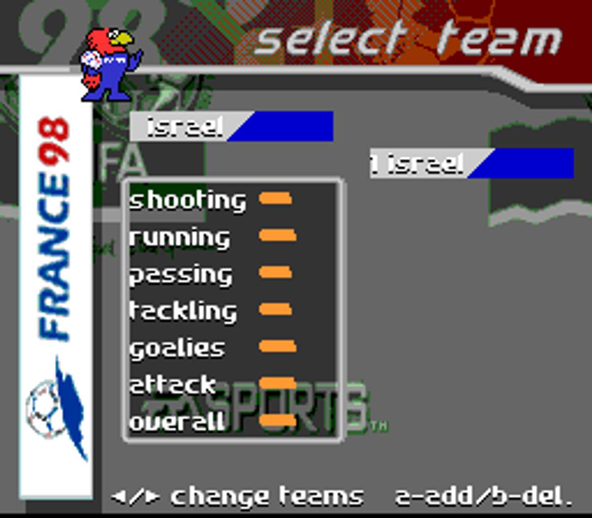 FIFA: Road to World Cup 98 ROM - SNES screenshot 9
