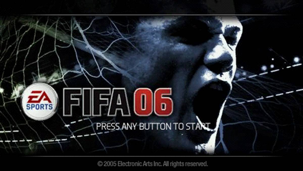 FIFA Soccer 06 ISO - PSP screenshot 1