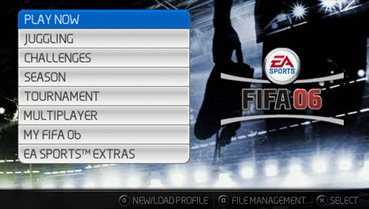 FIFA Soccer 06 ISO - PSP screenshot 2