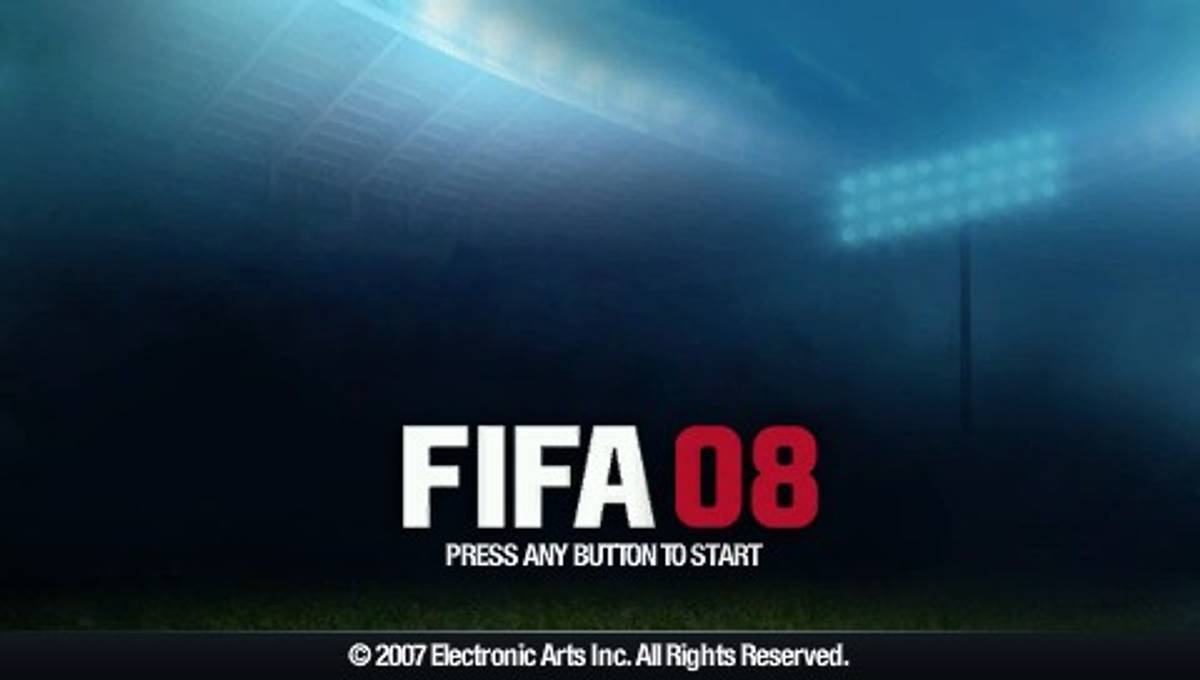 FIFA Soccer 08 ISO - PSP screenshot 1