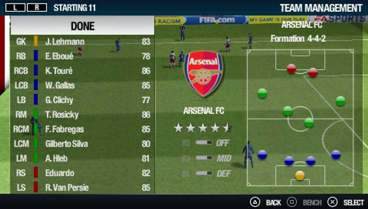 FIFA Soccer 08 ISO - PSP screenshot 10