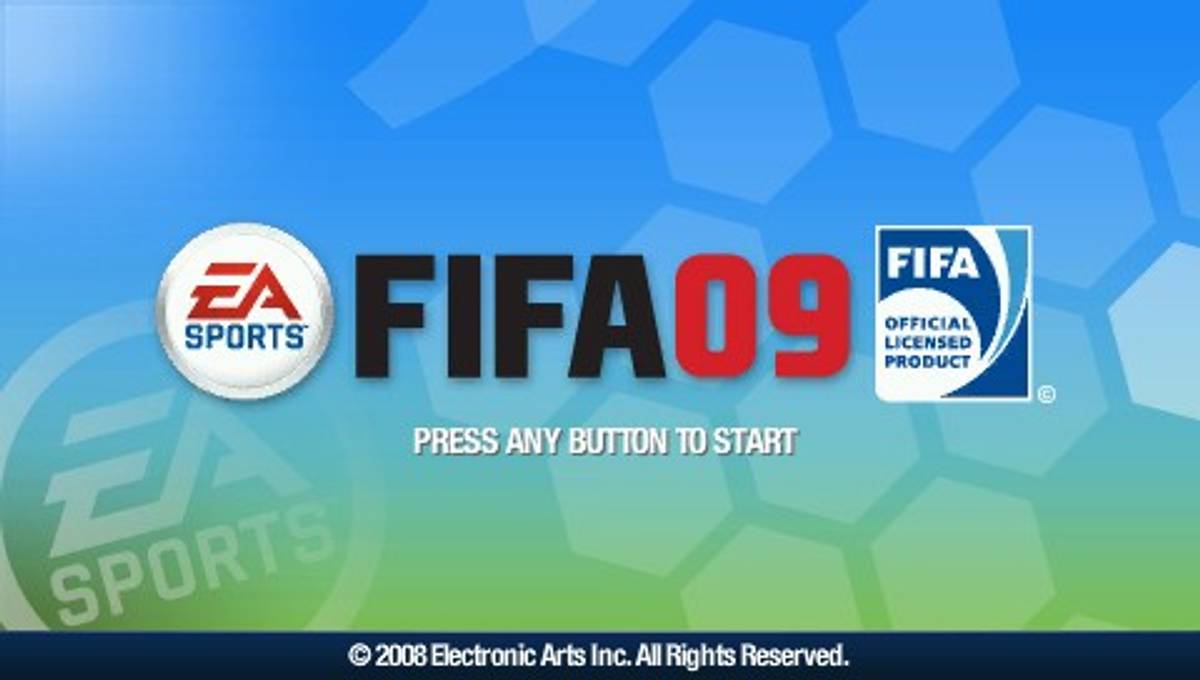 FIFA Soccer 09 ISO - PSP screenshot 1