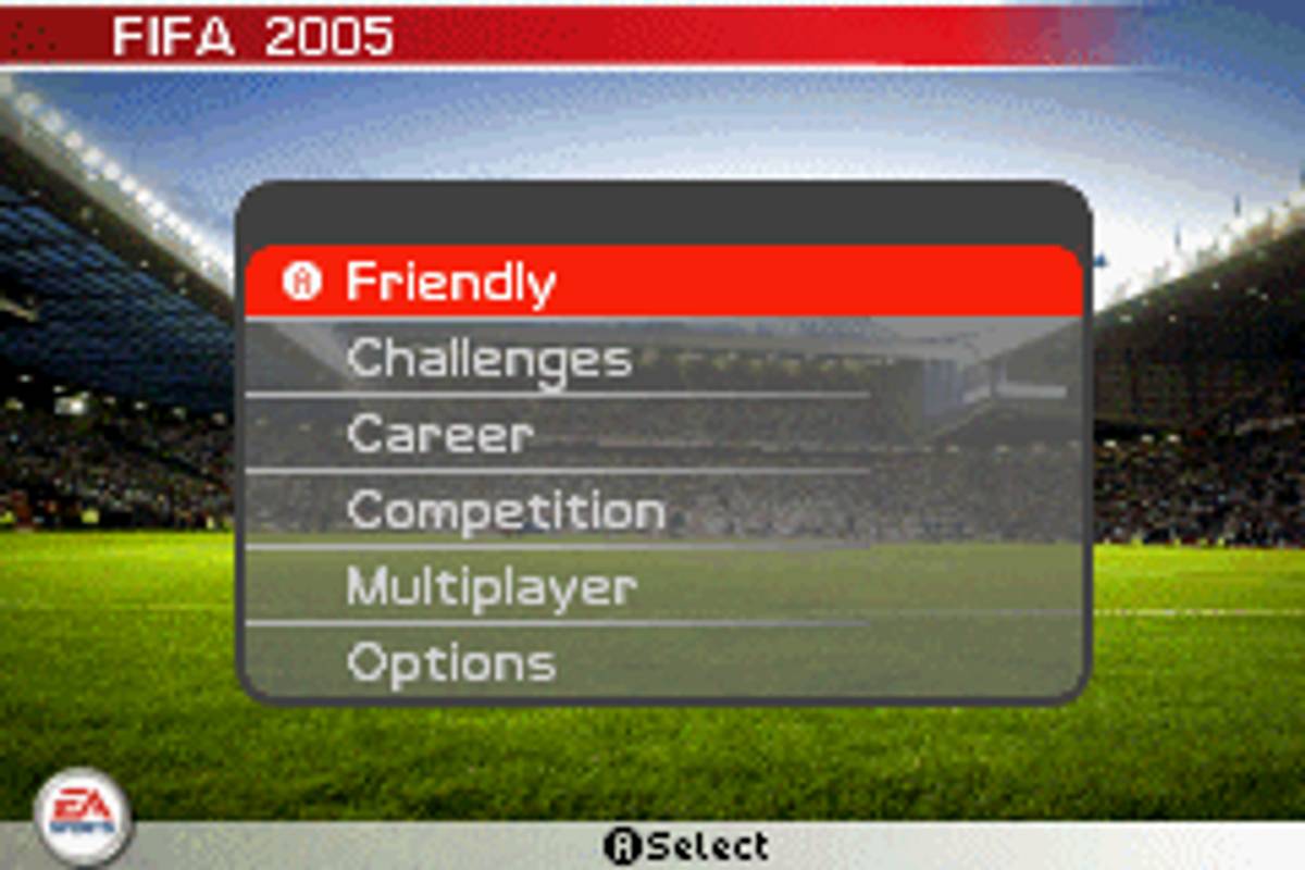 FIFA Soccer 2005 ROM - GBA screenshot 2