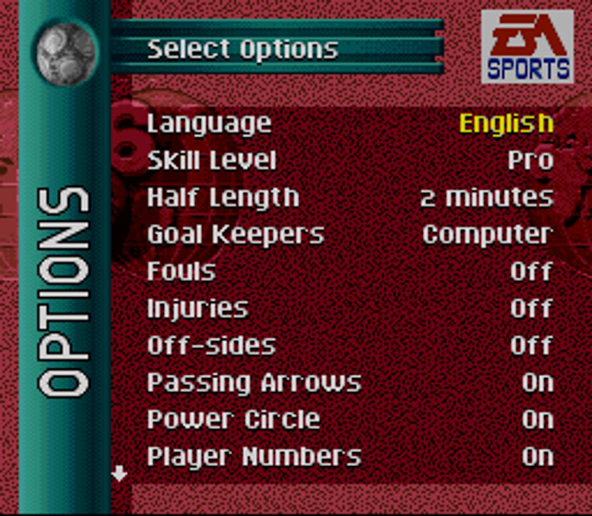 FIFA Soccer 96 ROM - SNES screenshot 3