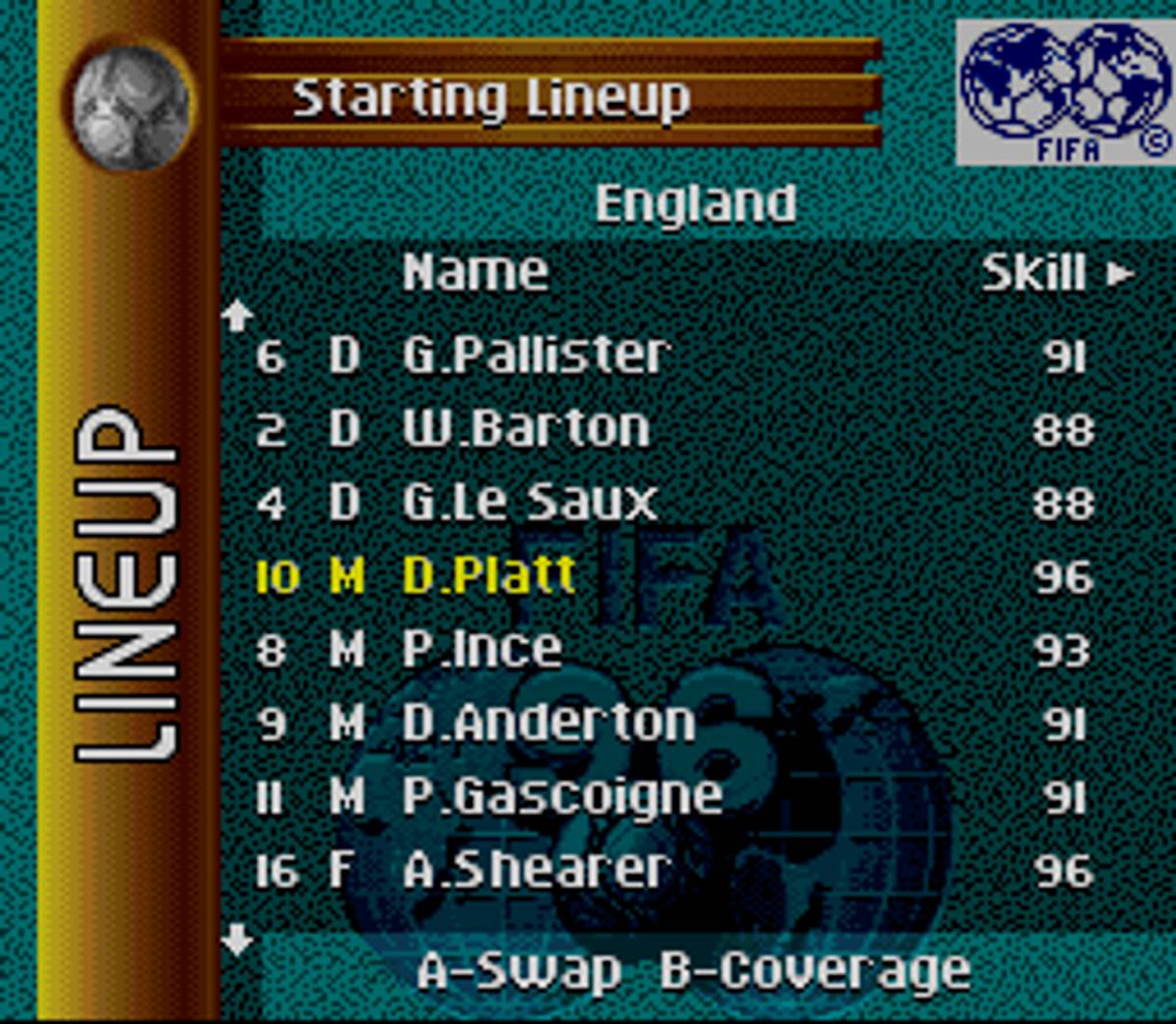FIFA Soccer 96 ROM - SNES screenshot 7