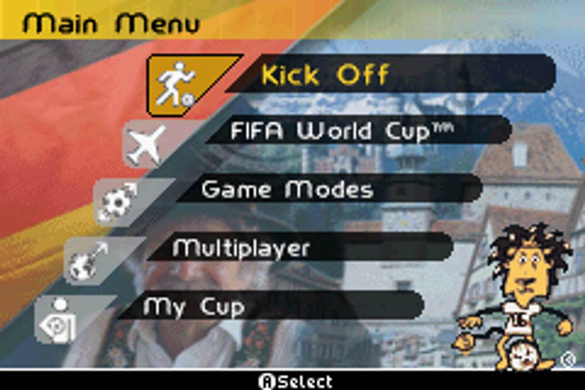 FIFA World Cup: Germany 2006 ROM - GBA screenshot 3