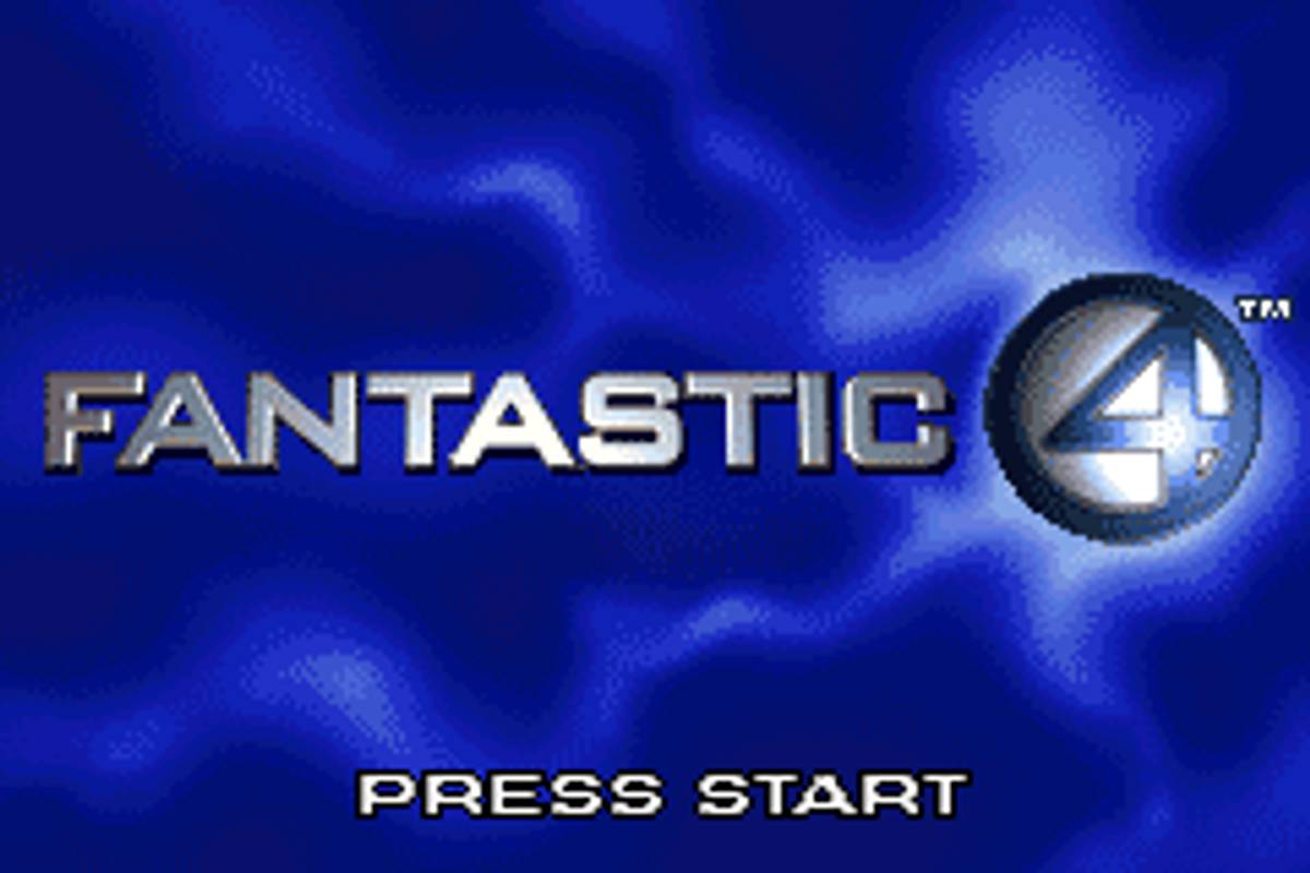 Fantastic 4 ROM - GBA screenshot 1