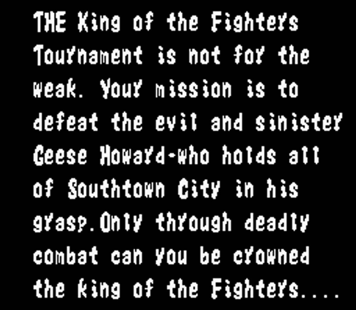 Fatal Fury ROM - SNES screenshot 1