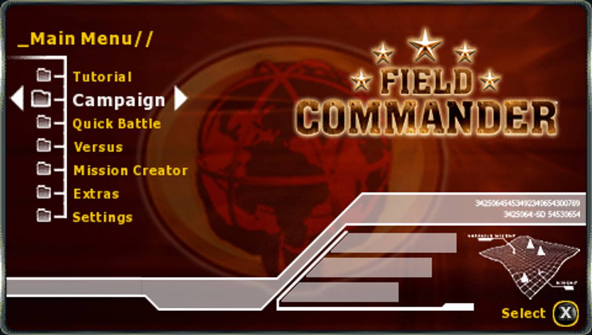 Field Commander ISO - PSP screenshot 2