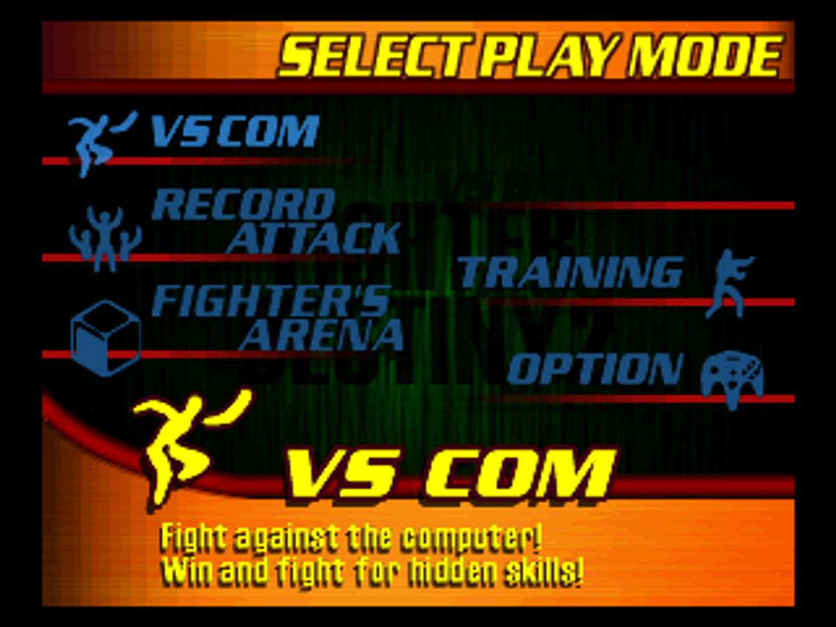 Fighter Destiny 2 ROM - N64 screenshot 3