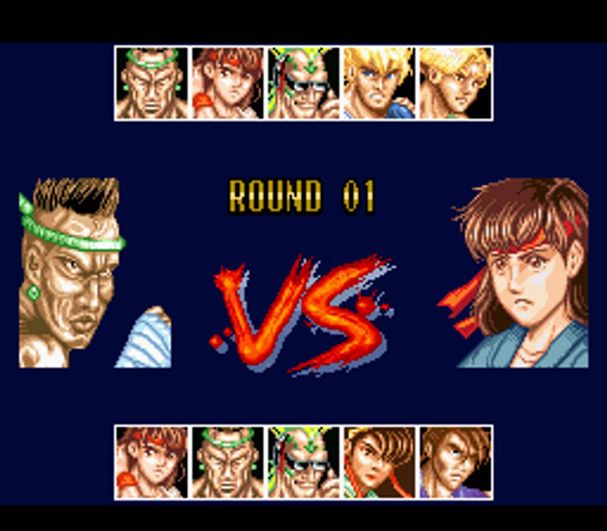 Fighter's History ROM - SNES screenshot 10
