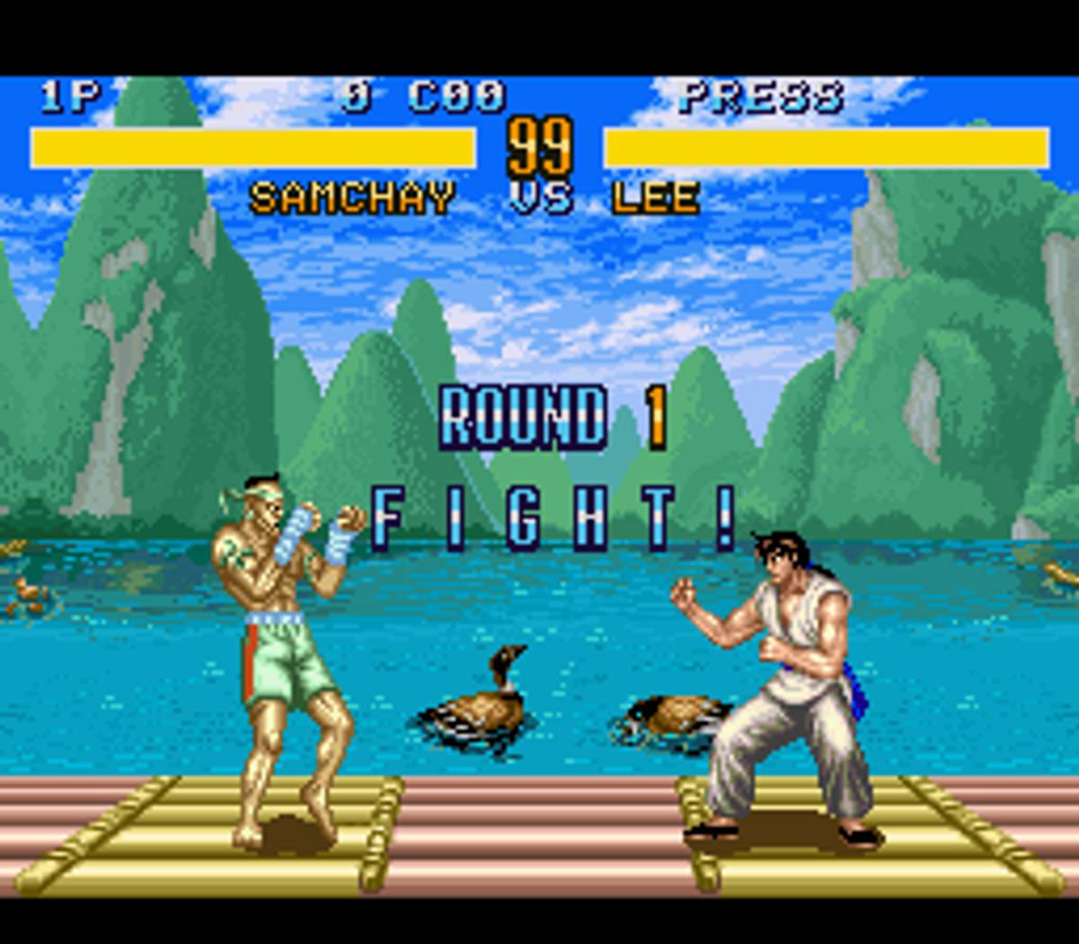 Fighter's History ROM - SNES screenshot 4