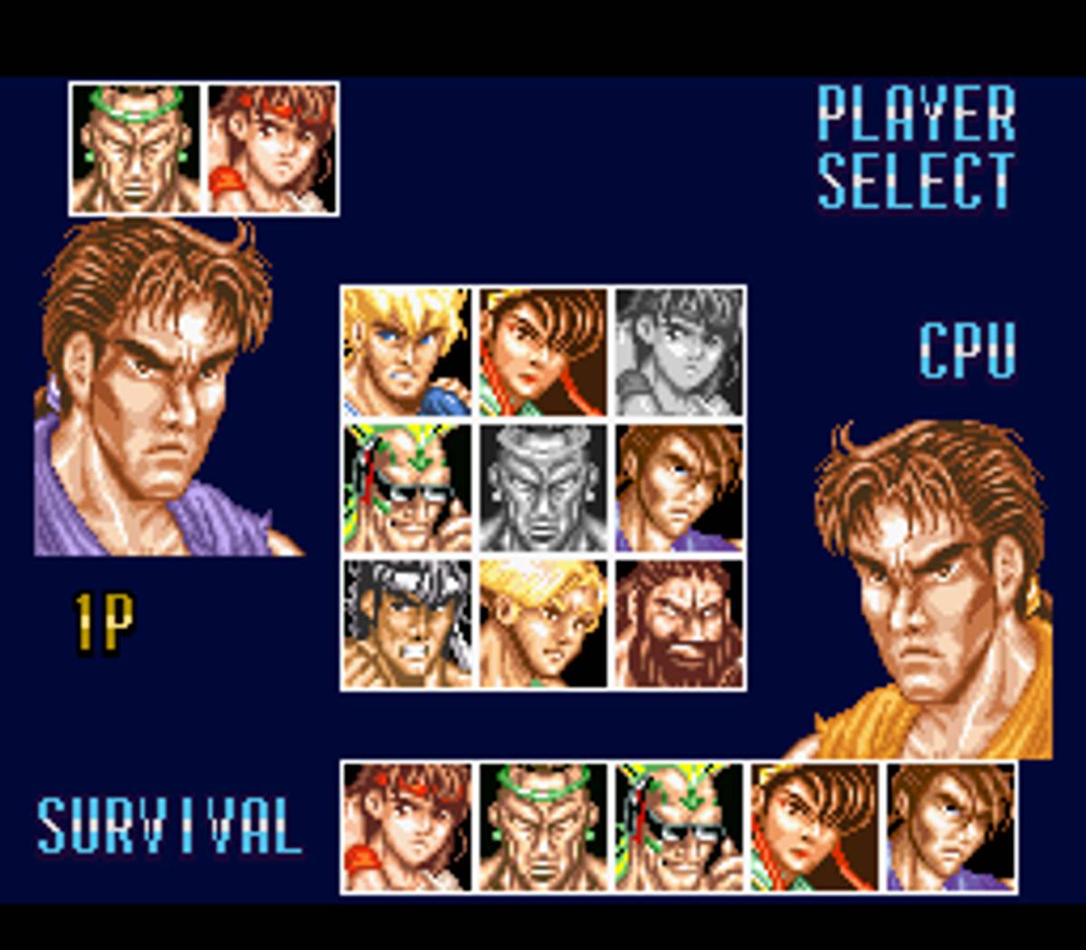 Fighter's History ROM - SNES screenshot 9