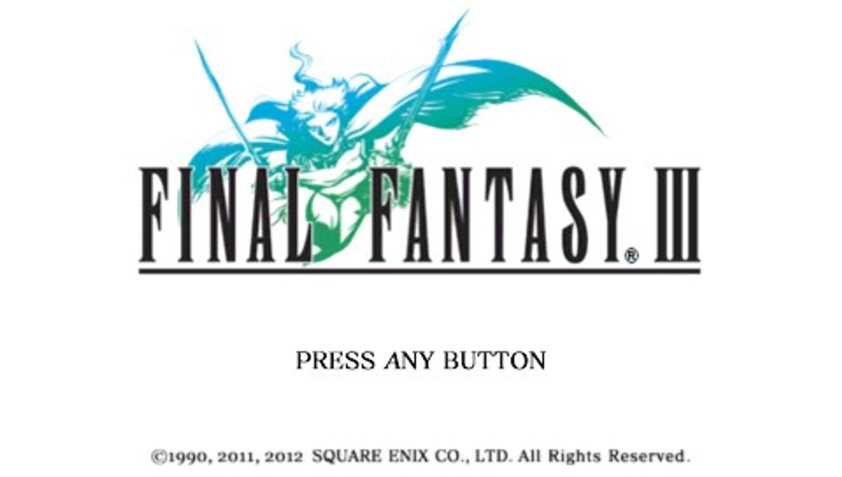 Final Fantasy III ISO - PSP screenshot 1