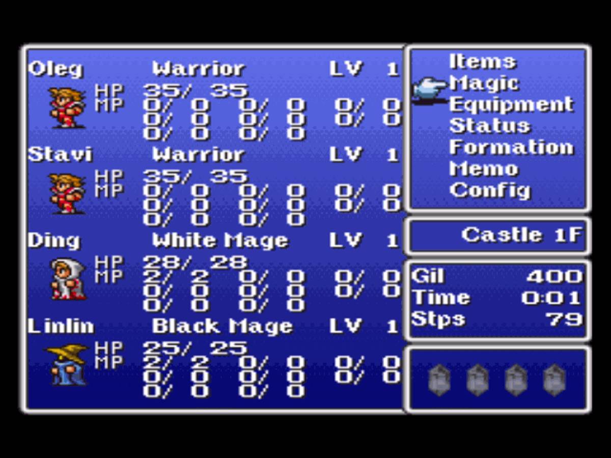 Final Fantasy Origins ISO - PS1 screenshot 5