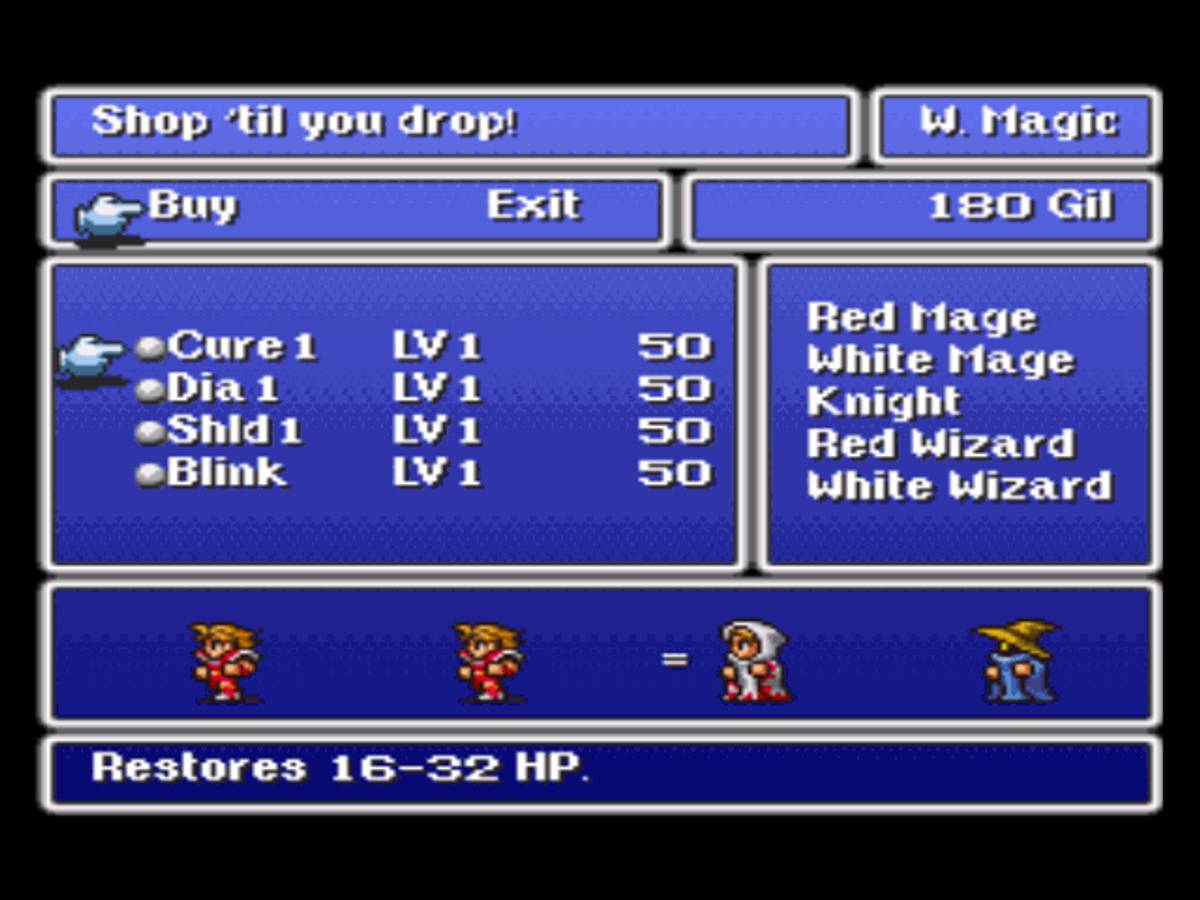 Final Fantasy Origins ISO - PS1 screenshot 7