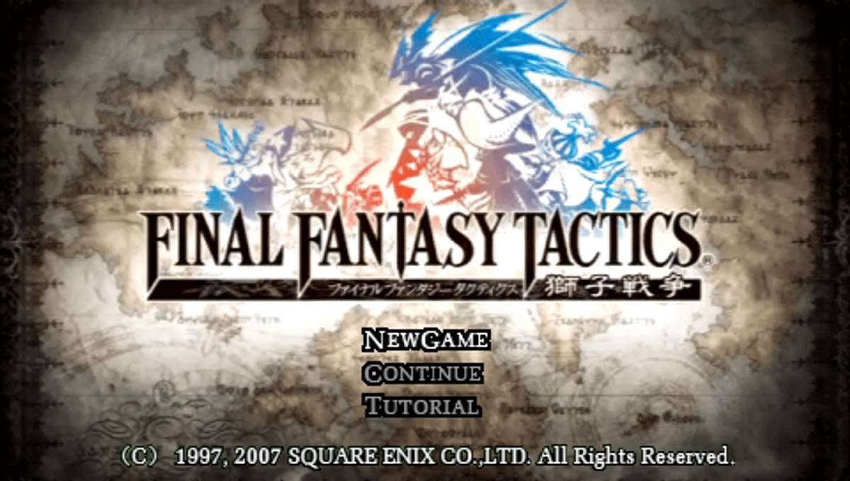 Final Fantasy Tactics: The War of the Lions ISO - PSP screenshot 1