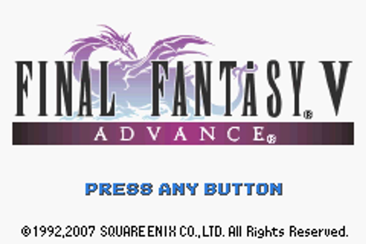Final Fantasy V Advance ROM - GBA screenshot 1