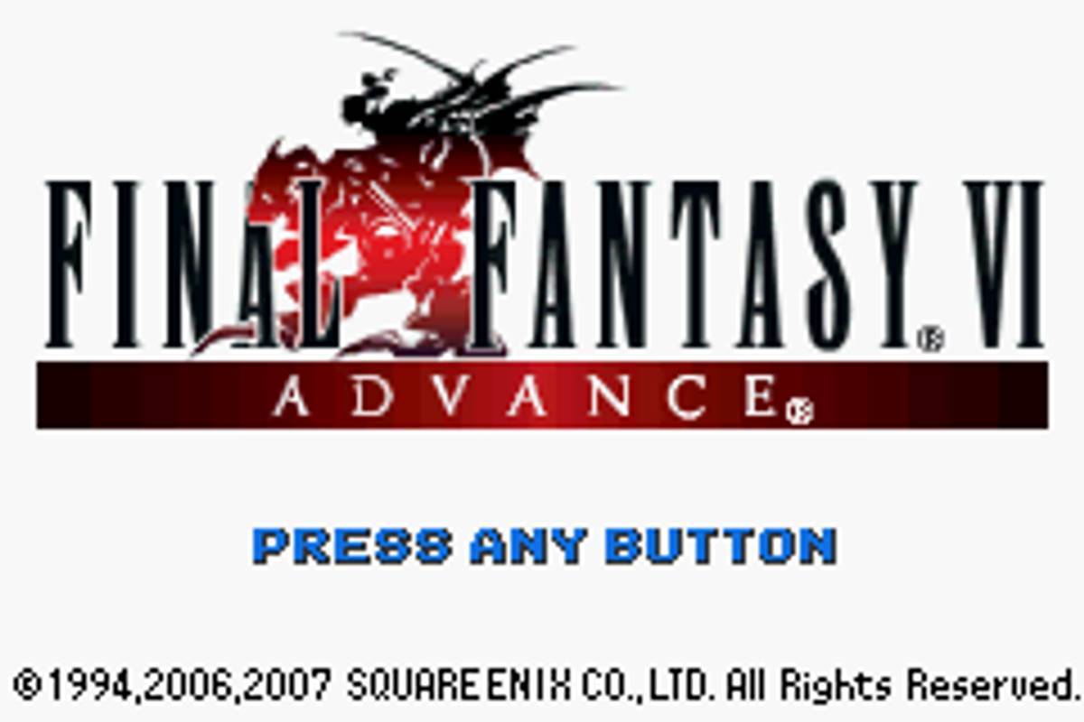 Final Fantasy VI Advance ROM - GBA screenshot 1